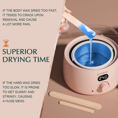 KOTAMU bikini waxing in use illustrating gentle, effective removal