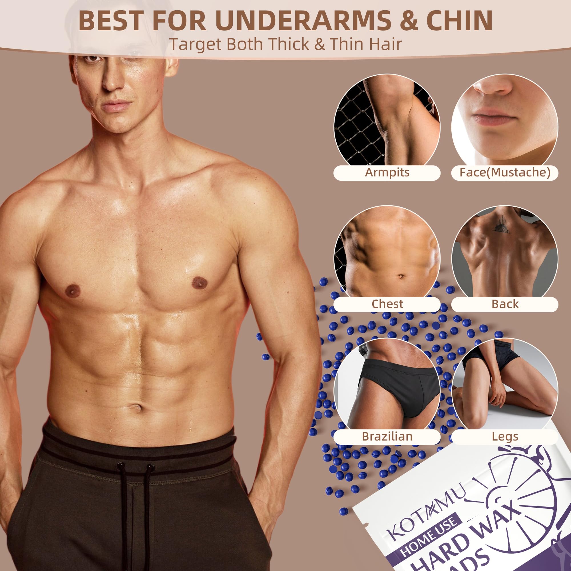 KOTAMU home waxing setup in bathroom depicting a comfortable at-home routine