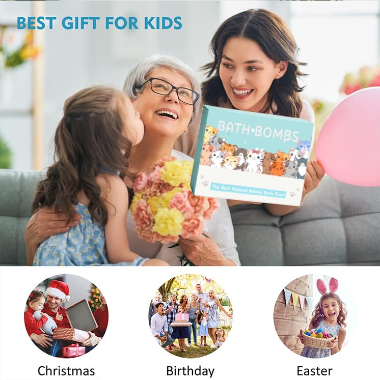 kottke open gift box with 20 bombs and toys displayed, ready-to-gift presentation