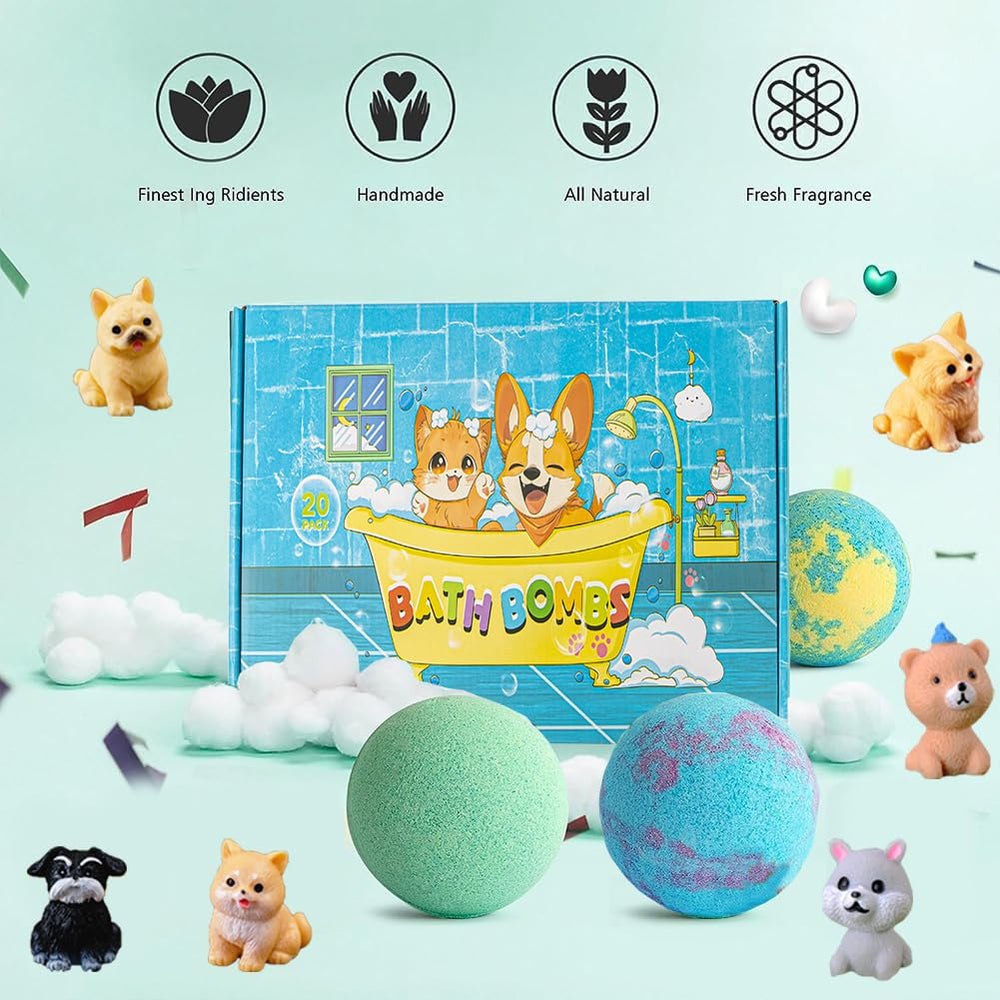 Kottke open box showing all 20 colorful bombs, ready for gifting or storage