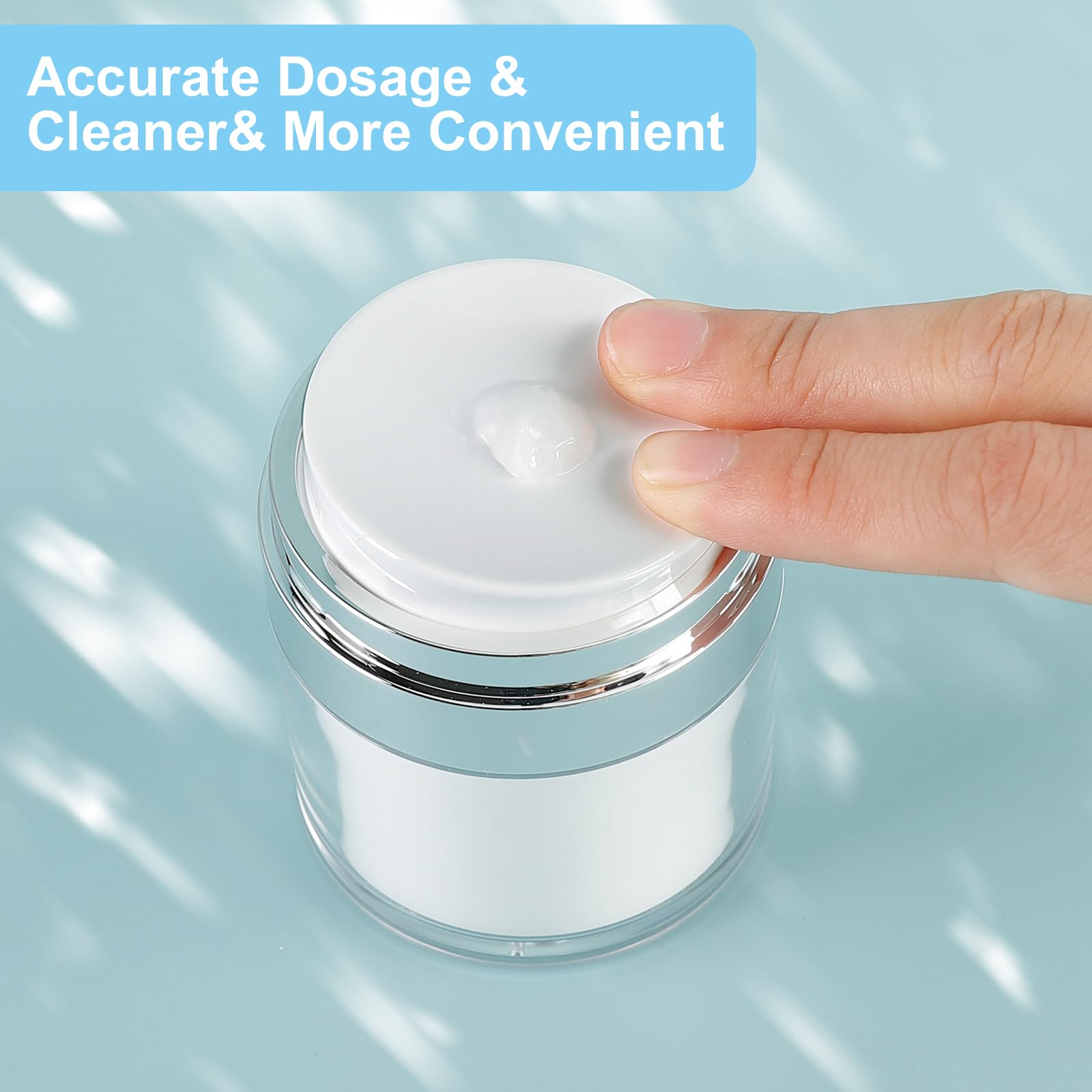 KOUWICH dispensing cream texture showing controlled portion benefit