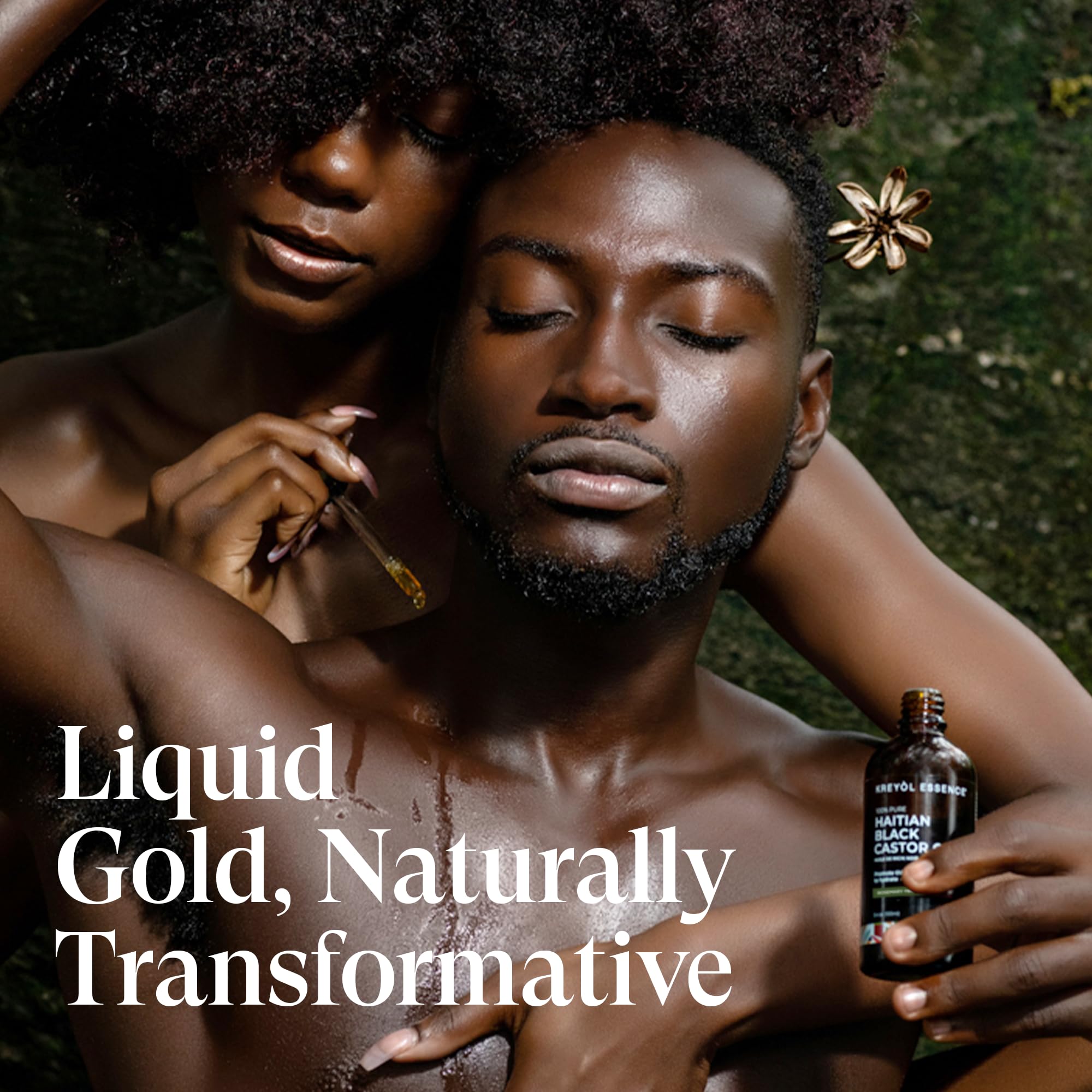 KREYÒL ESSENCE placed on bathroom shelf in lifestyle scene inspiring daily use