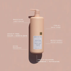 Kristin Ess conditioner cream texture demonstrating smooth hydration