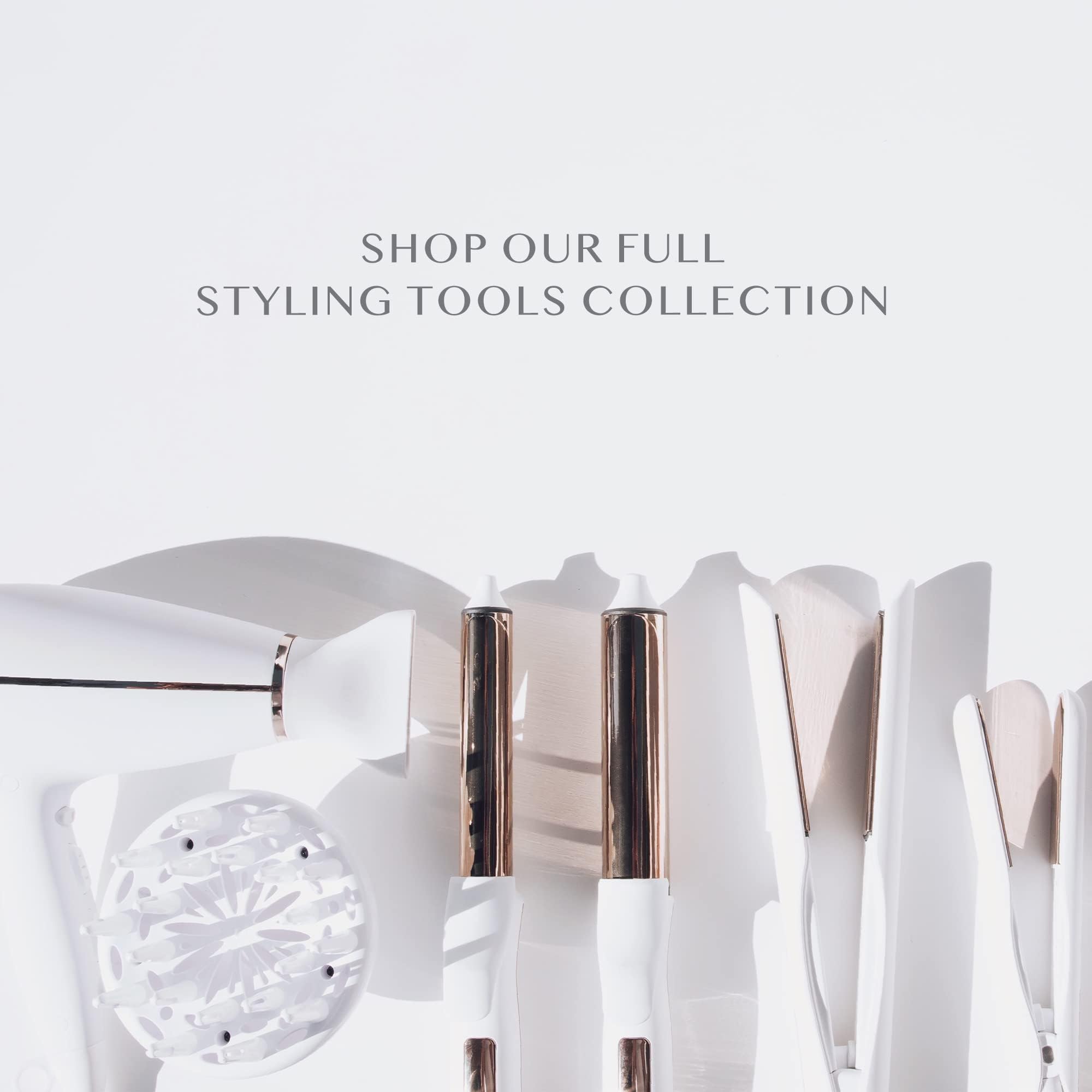 Kristin Ess curling iron used on long hair creating loose salon-style waves