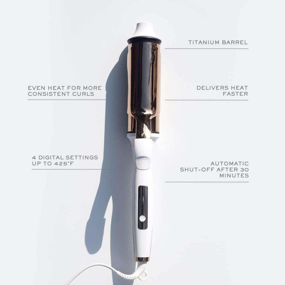 Kristin Ess side profile highlighting ergonomic thumb grip for comfortable control