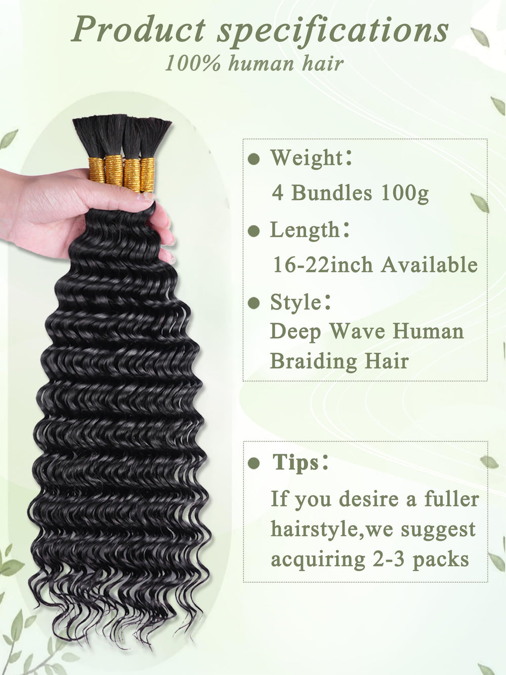 KULYMUWIG close-up of deep wave texture showing natural shine and volume benefits