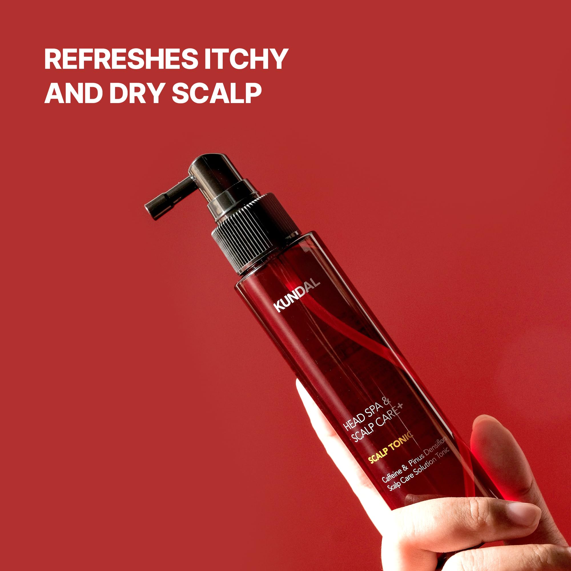 KUNDAL serum texture pouring to show lightweight hydrating benefit