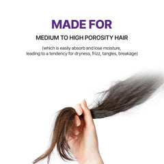 KUNDAL shampoo texture close-up demonstrating creamy lather and gentle cleanse