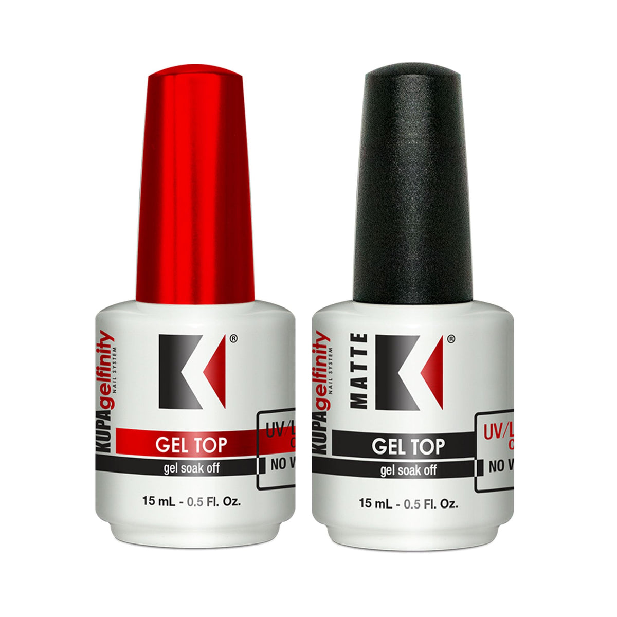 KUPA front packaging showing both gloss and matte top coats and benefits