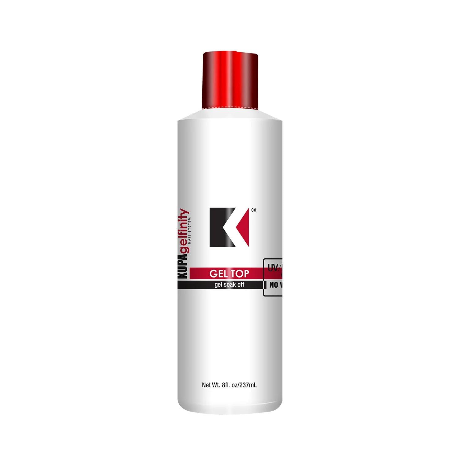KUPA GelFinity front packaging showing product and benefit of salon-size economy