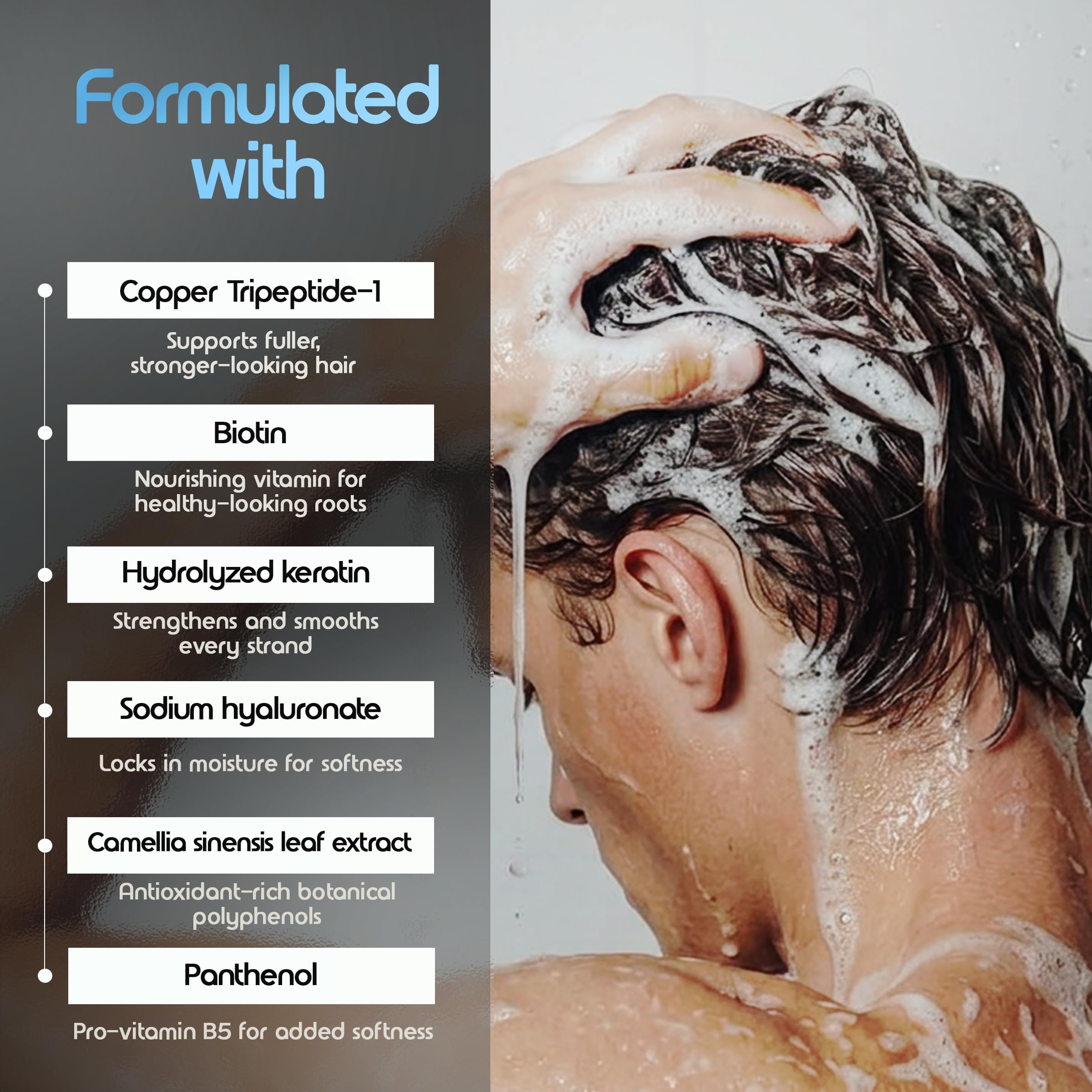 Kupra Labs creamy lather texture demonstrating gentle cleansing