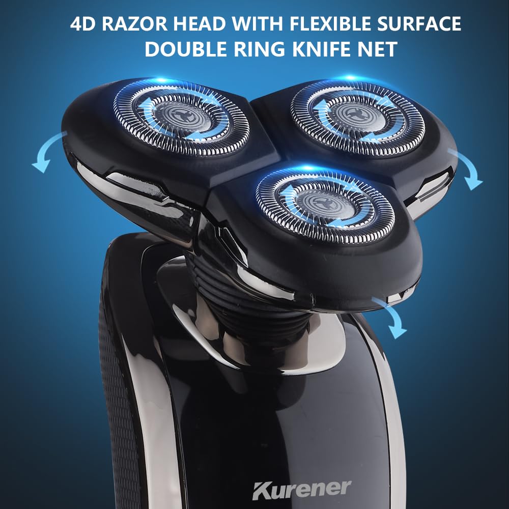 kurener digital display and charging icon giving clear battery information