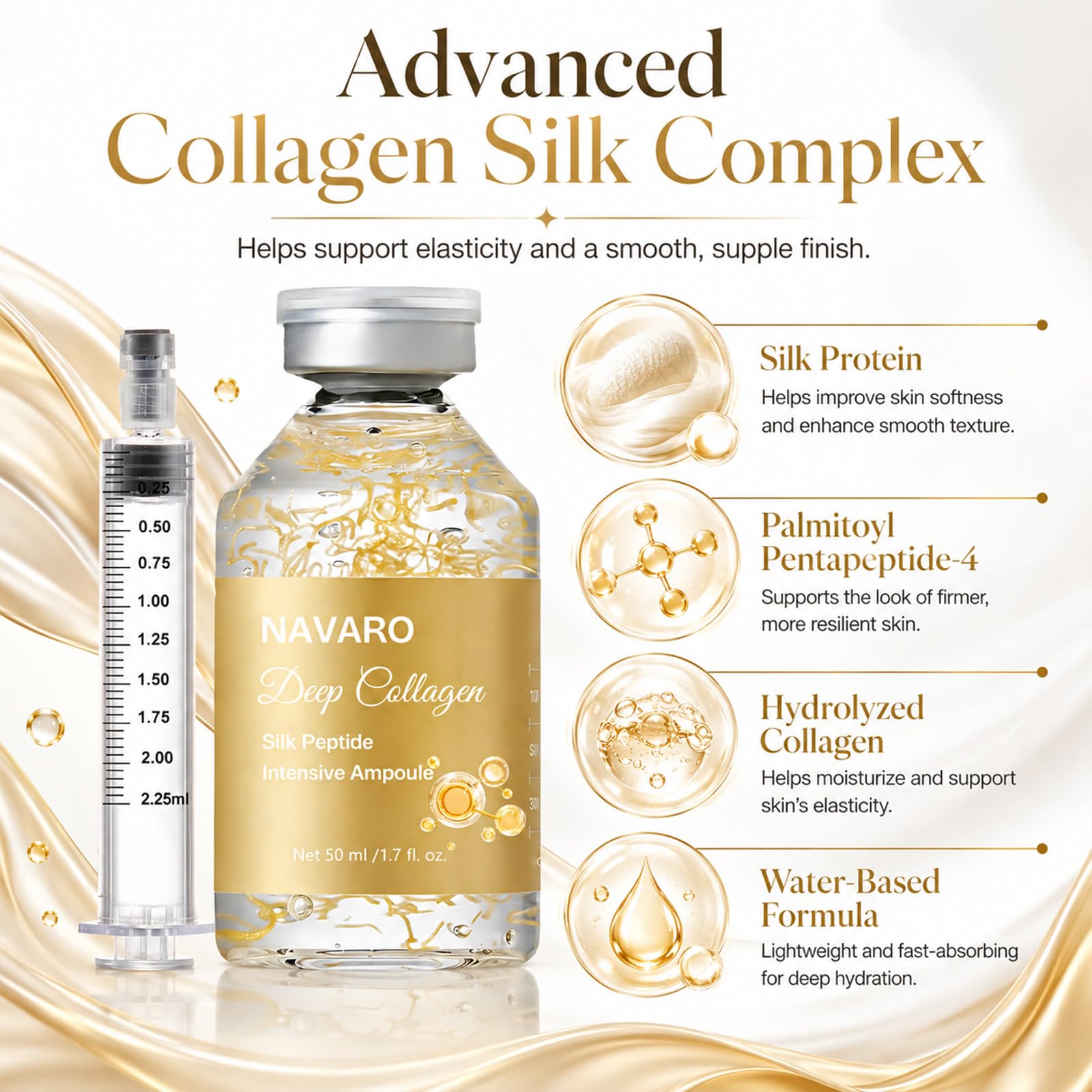 Kuri Nuka ingredient focus with collagen and peptide visuals for benefits