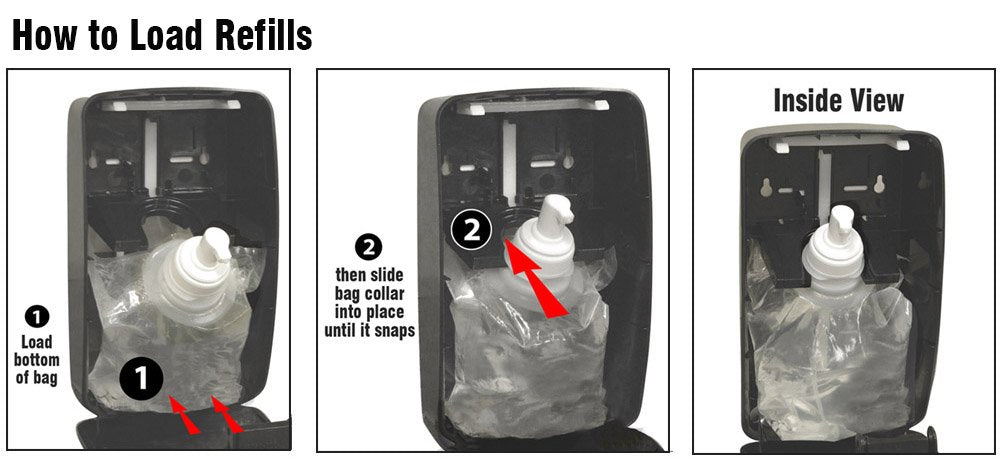 Kutol foam dispensed into hand demonstrating quick coverage and efficient cleaning benefit