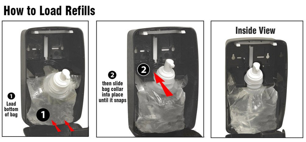 Kutol foam dispensed into hand demonstrating quick coverage and efficient cleaning benefit