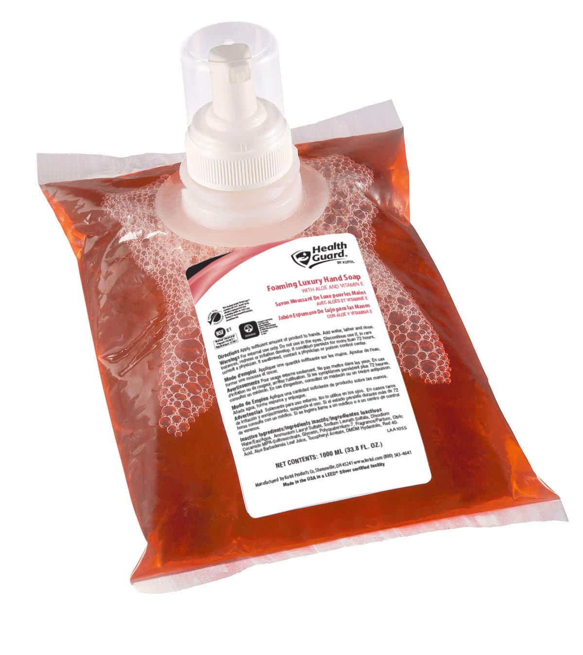 Kutol Health Guard front packaging showing pink refill and tropical scent benefits