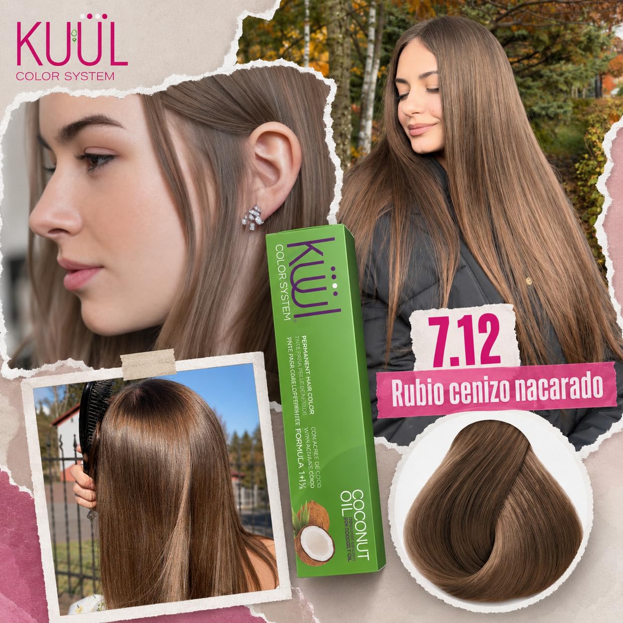 küül 7.12 label close-up highlighting wheat protein and mineral oil benefits