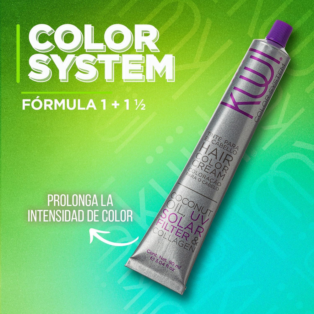 küül 7.12 lifestyle shot of finished blonde hair showing luminous, natural shine