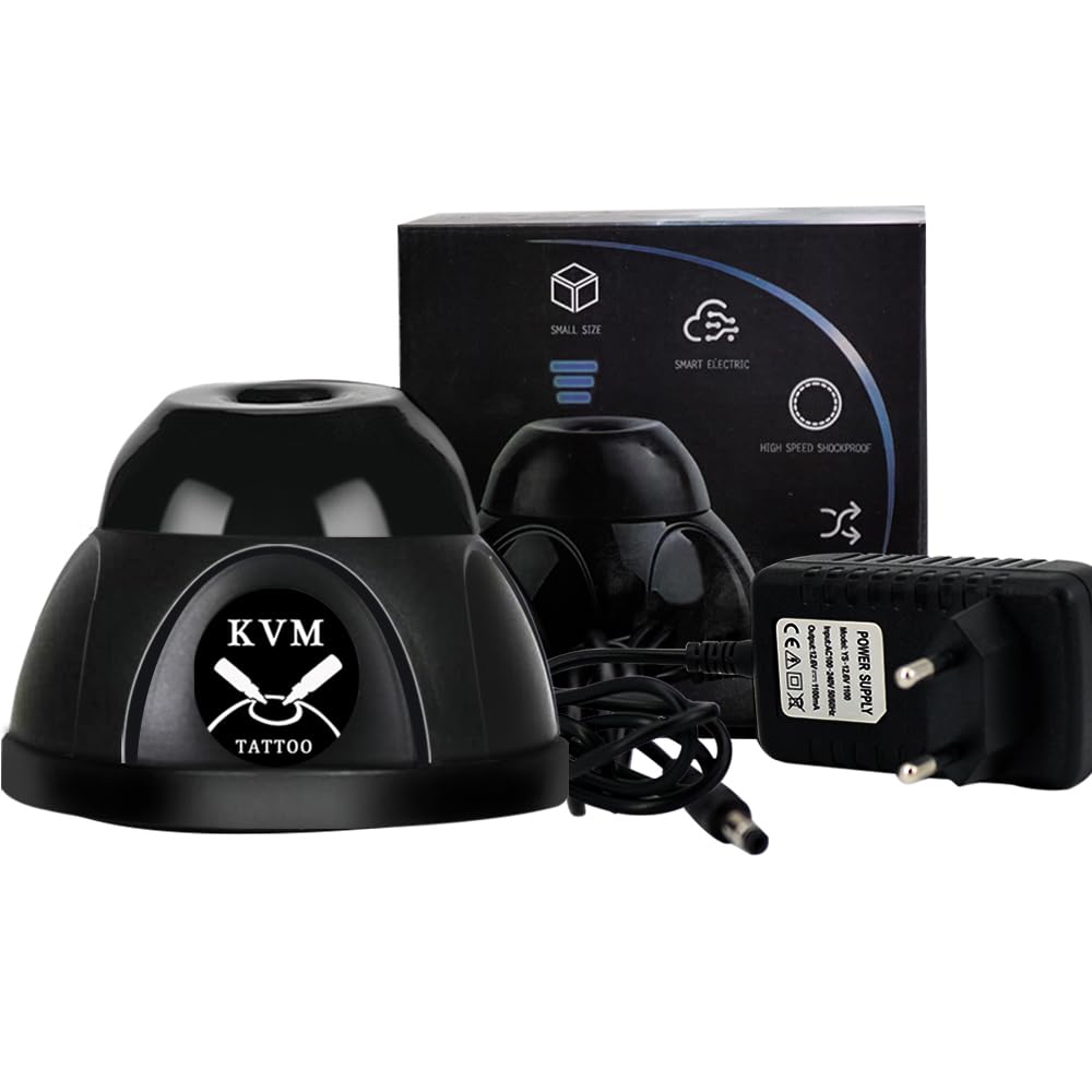 KVM placed on tattoo studio bench showing professional workflow benefit