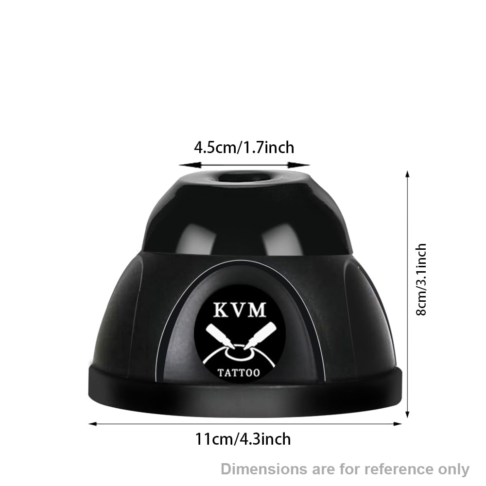 KVM close-up of silicone push cap showing easy activation and control benefit