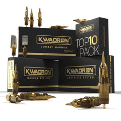 Kwadron front packaging showing 20 cartridges and clear labeling for easy restocking