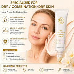 KWEZTY primer swatched on hand to show coverage and blendability