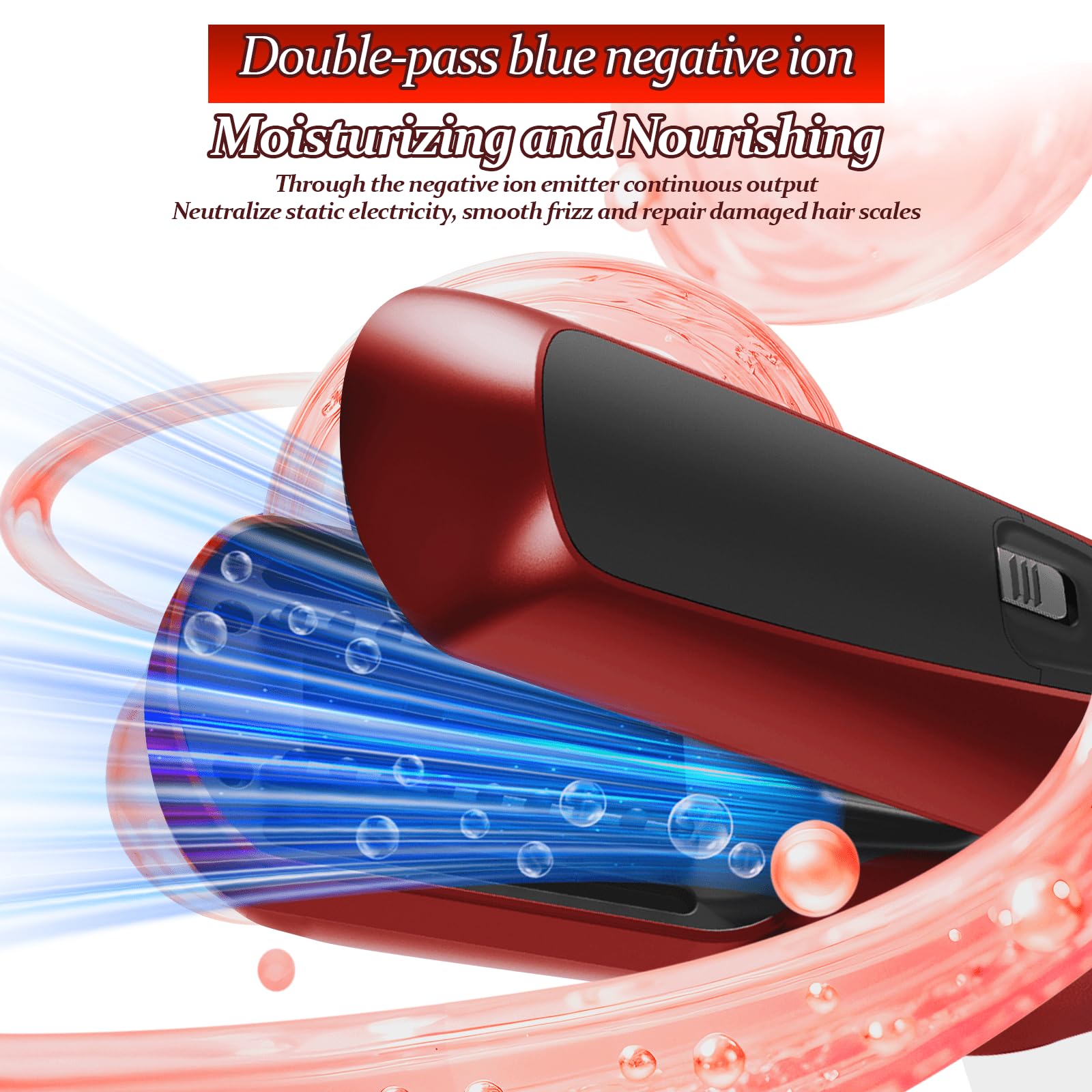 KYFIU trimmer held in hand to show scale and portability for travel-friendly touch-ups