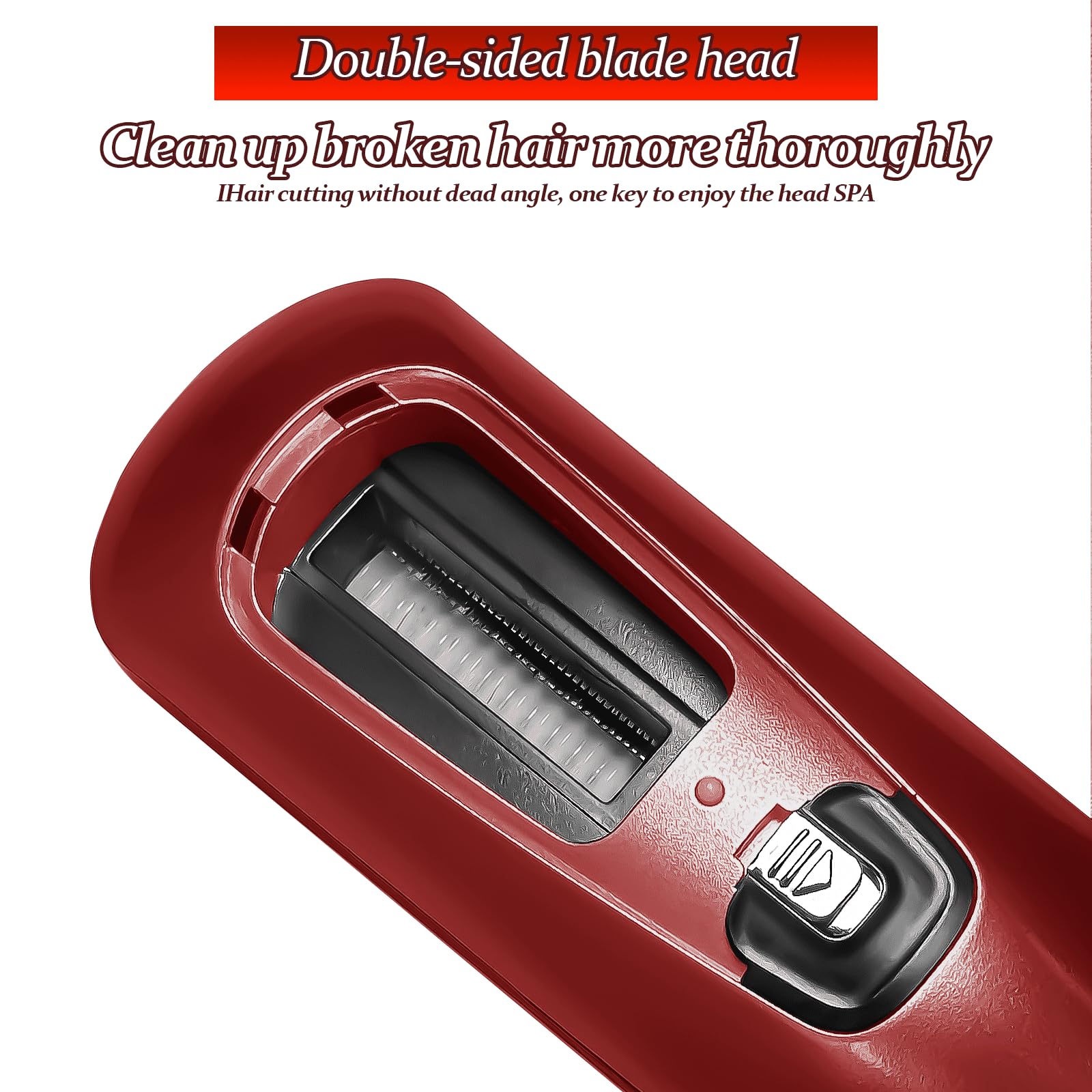 KYFIU blue ion light detail illustrating static reduction and smoother hair appearance