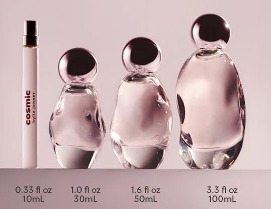 Kylie Cosmetics Cosmic close-up of bottle texture highlighting artful curves and finish