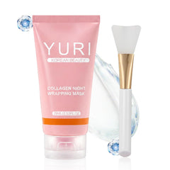 Kyralth YURI Collagen Mask jar front view showing clean packaging and product benefit