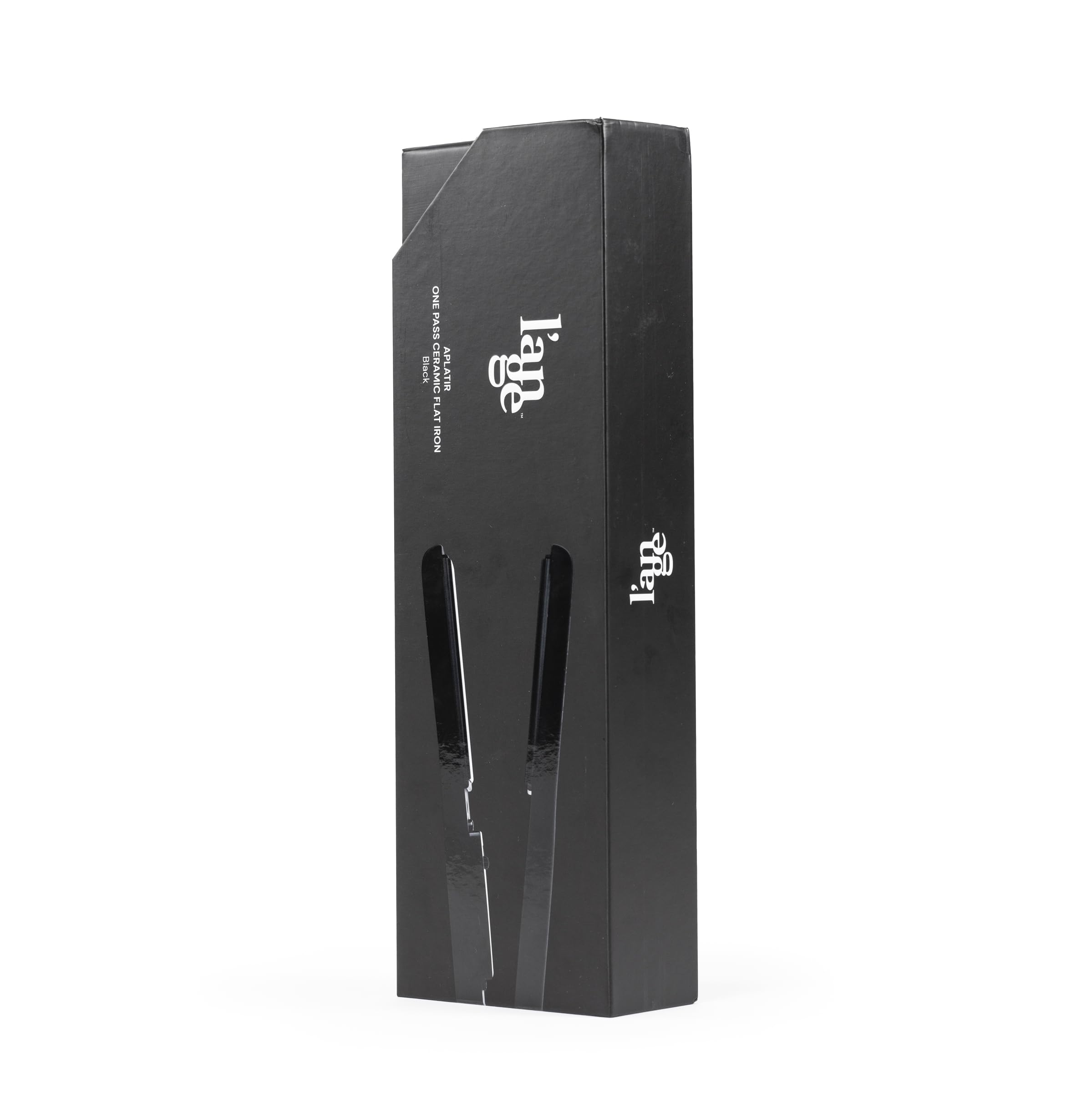 L'ANGE HAIR packaging and label shot displaying features and brand clarity