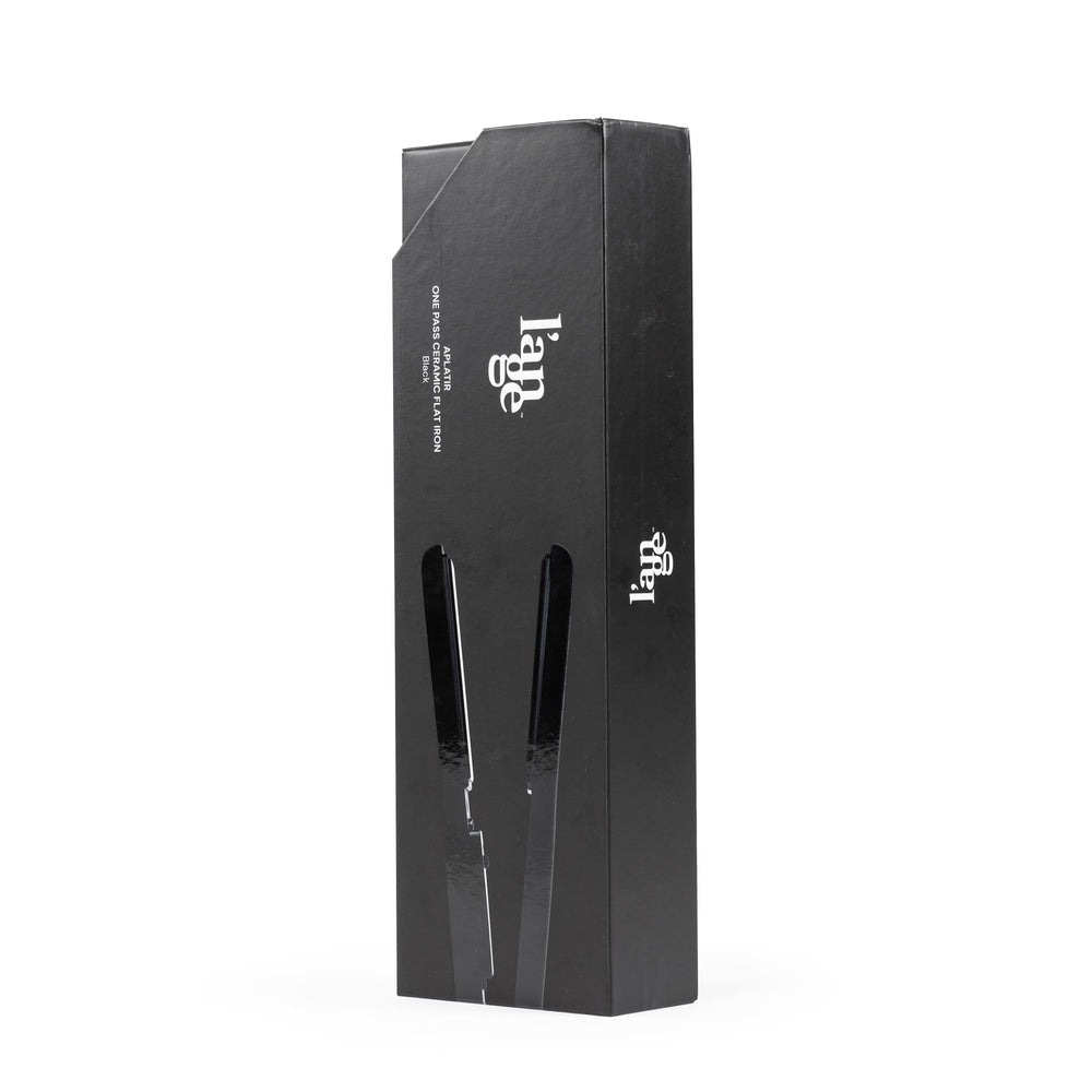 L'ANGE HAIR packaging and label shot displaying features and brand clarity