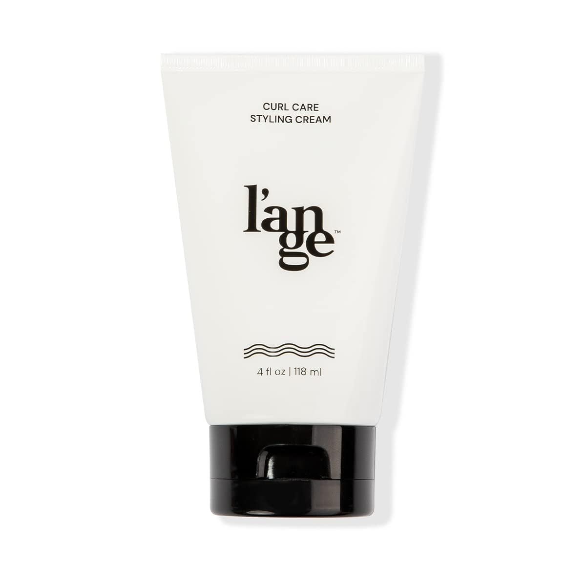 L'ANGE HAIR front jar of styling cream highlighting brand and definition benefit