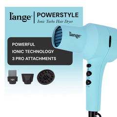 L'ANGE HAIR side profile highlighting compact form for easy storage and travel