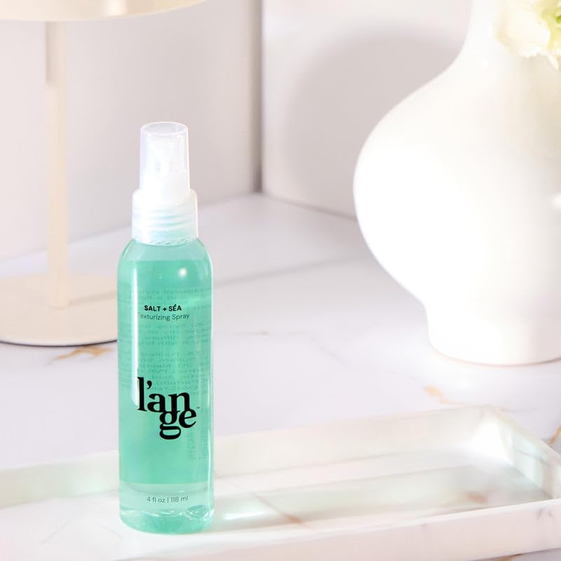 L'ANGE HAIR wet hair to dry hair before and after texturizing transformation