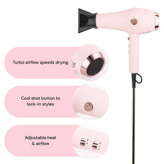 L'Ange Hair Soleil concentrator nozzle detail for precise airflow and styling control