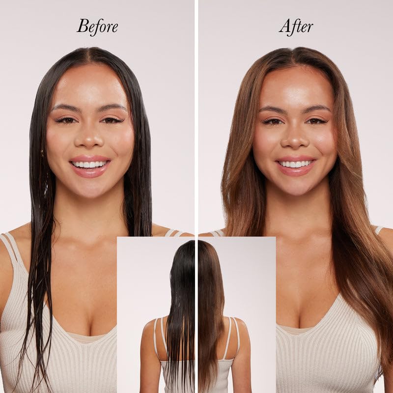 L'Ange Hair Soleil on vanity in blush showing professional results-ready aesthetic benefit