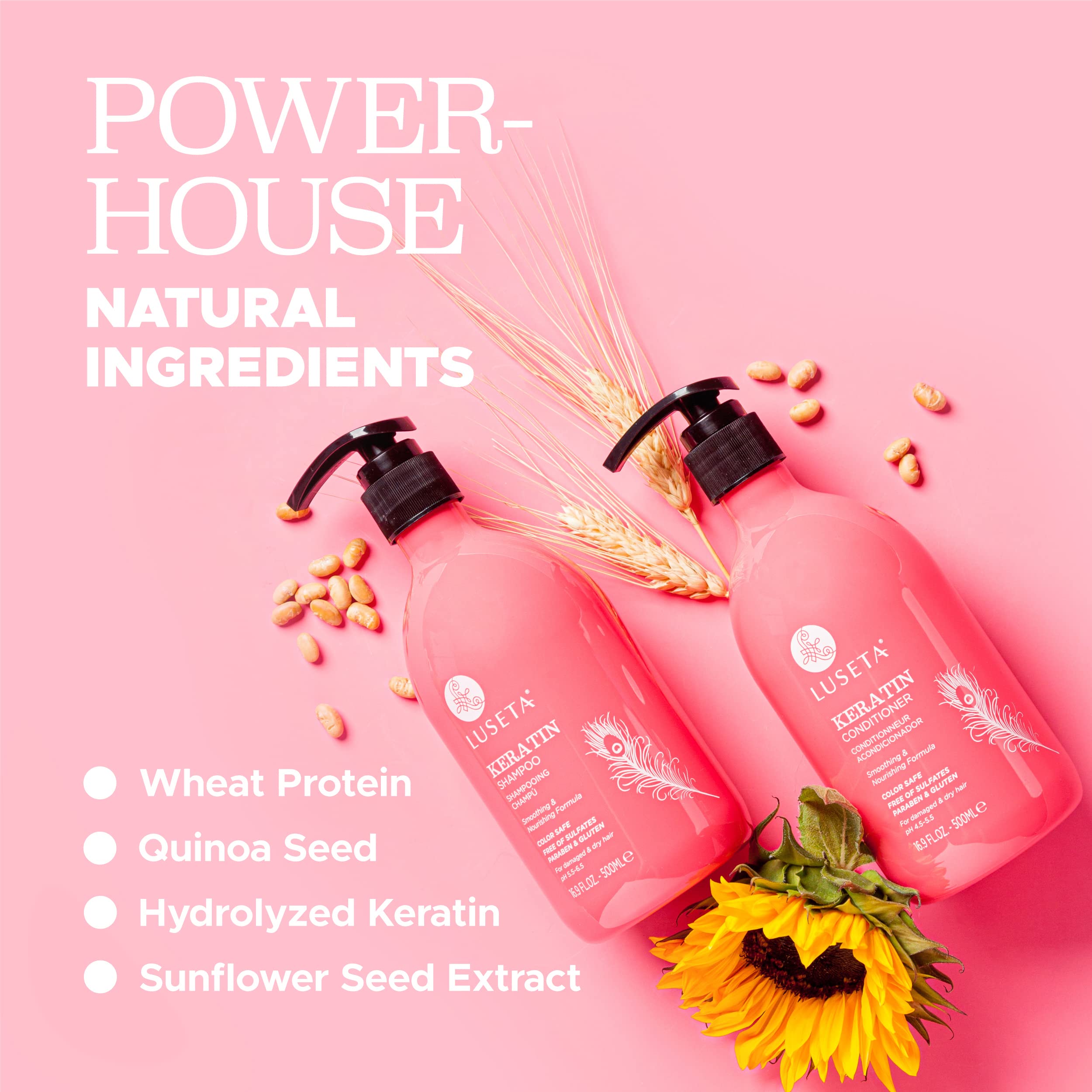 L LUSETA creamy conditioner texture swiped to show rich slip and nourishment