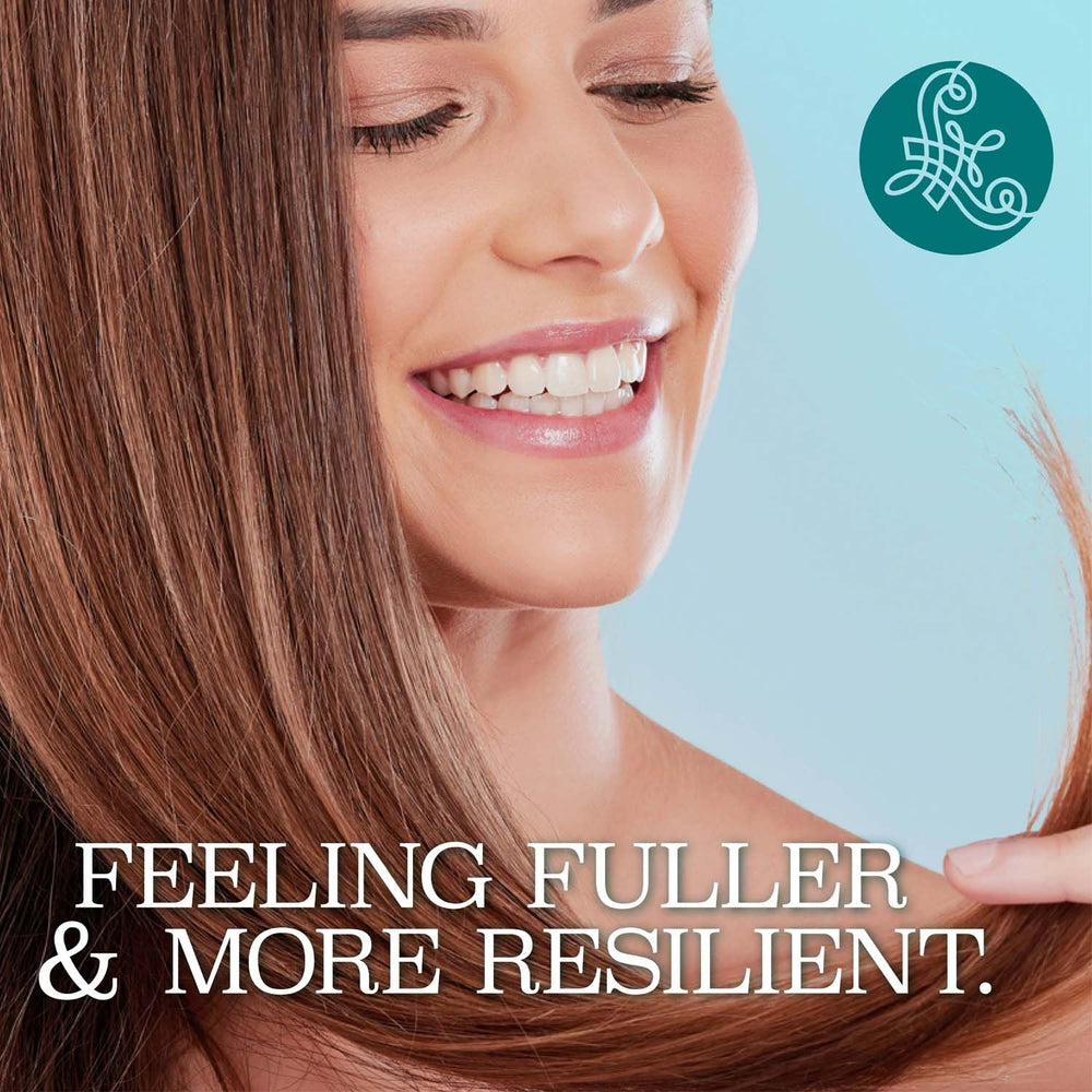 L LUSETA label close-up highlighting collagen, biotin ingredients benefit
