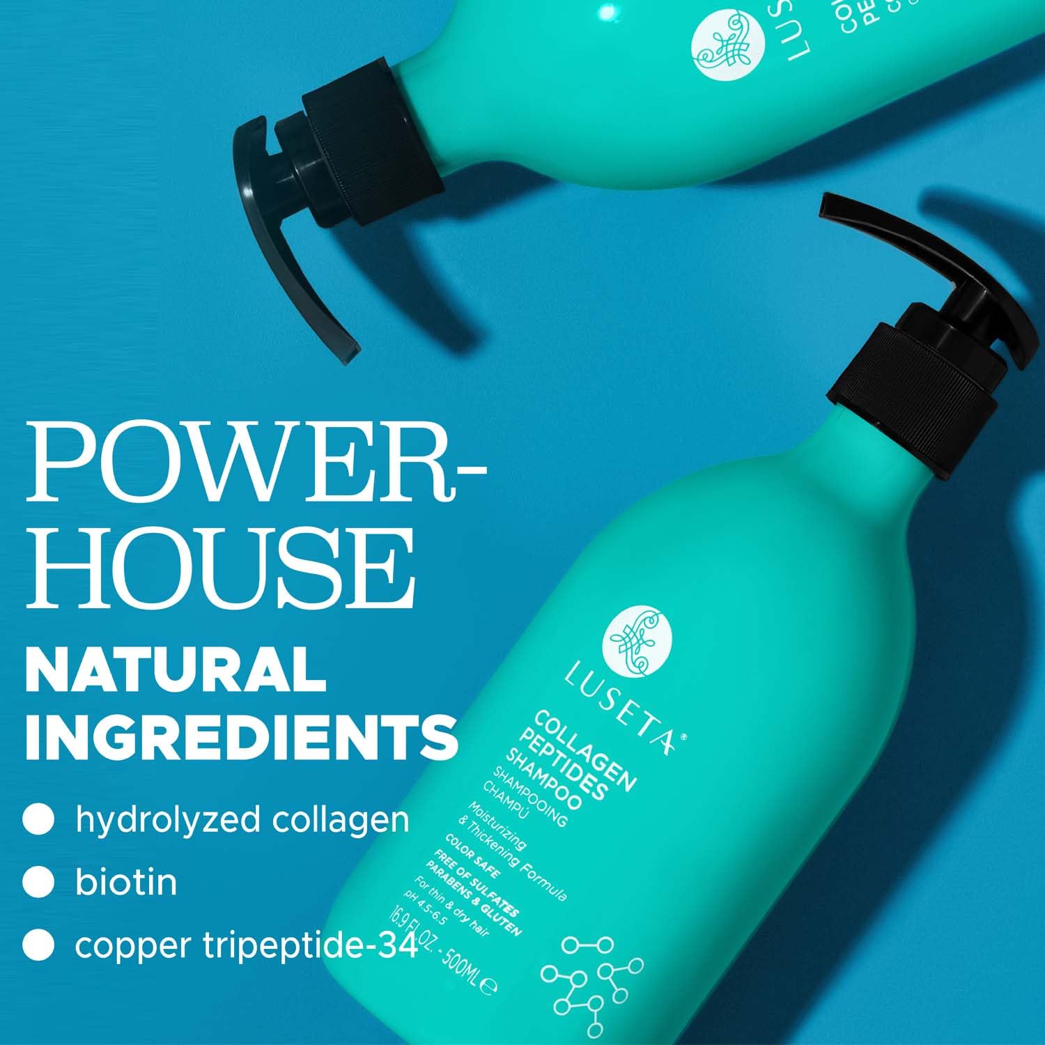 L LUSETA conditioner cream texture illustrating hydration benefit