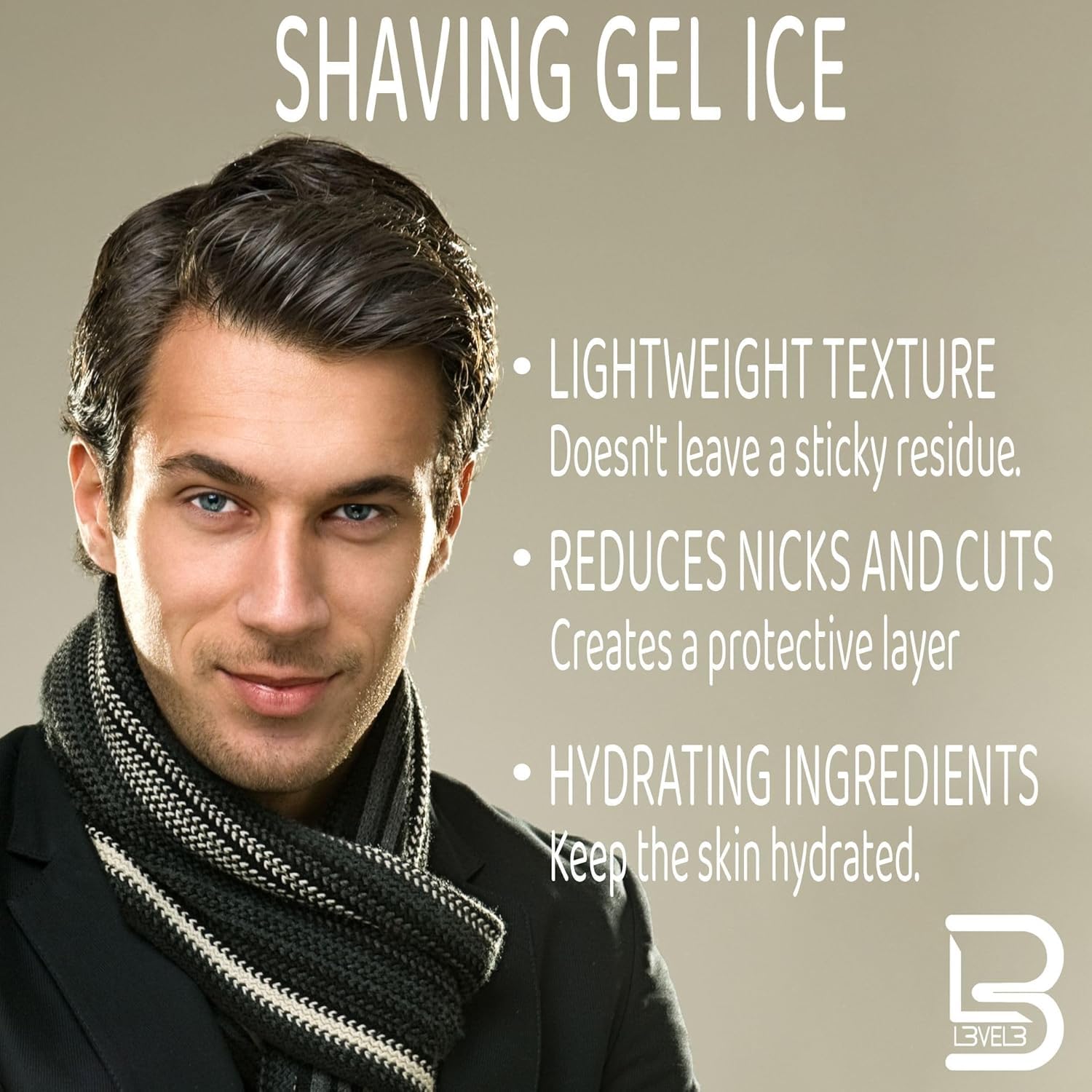 L3 clear gel texture closeup showing smooth glide benefit
