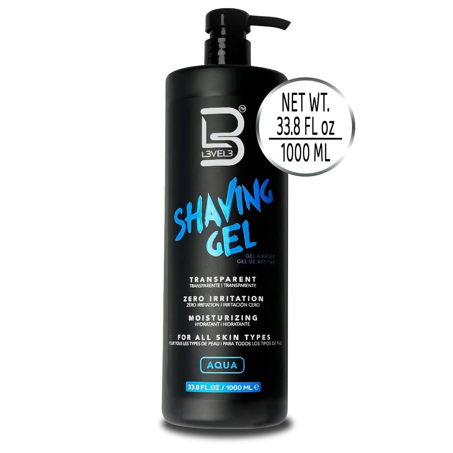 L3 gel in barbershop setting suggesting professional-ready performance