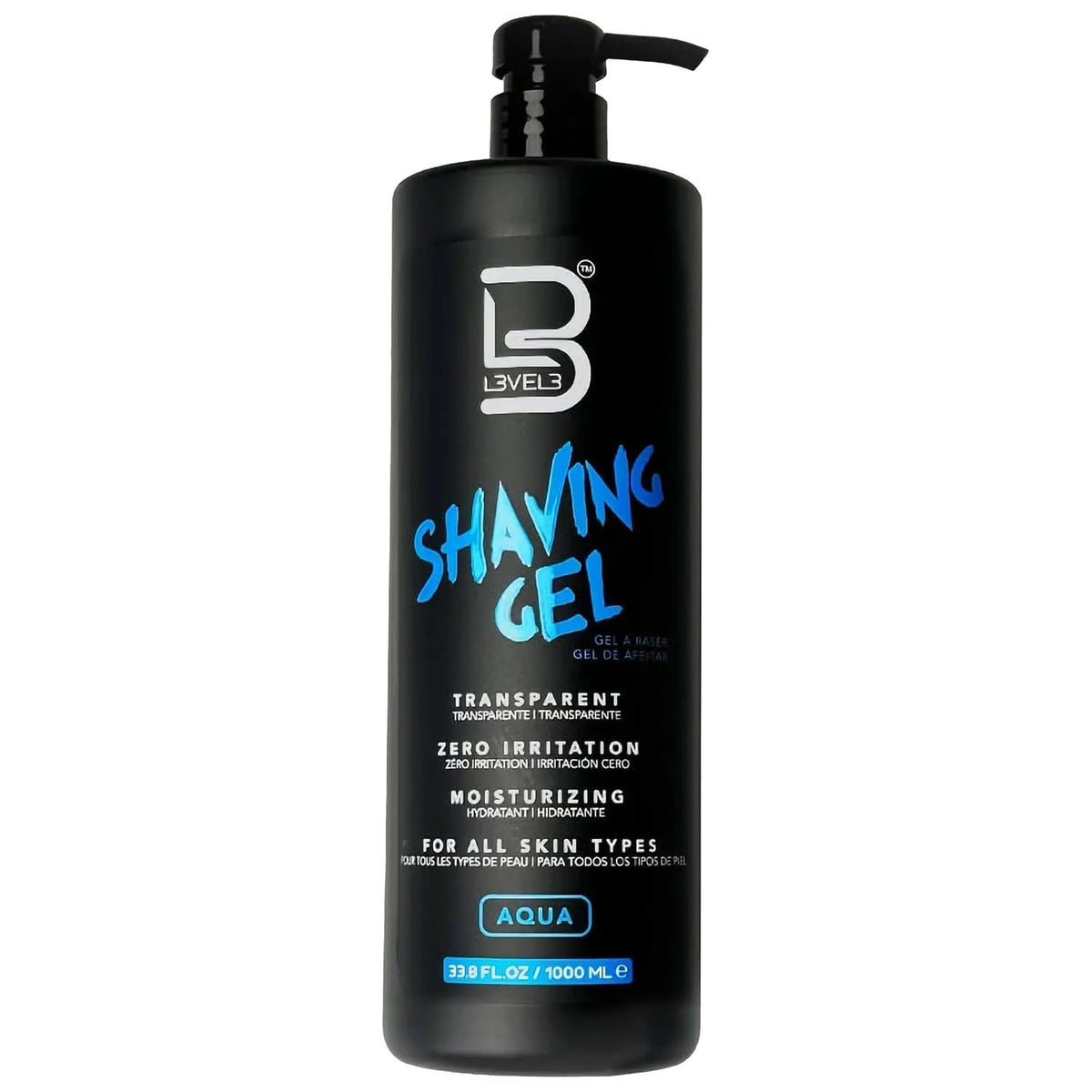 L3 front bottle view showing packaging and Aqua scent benefit