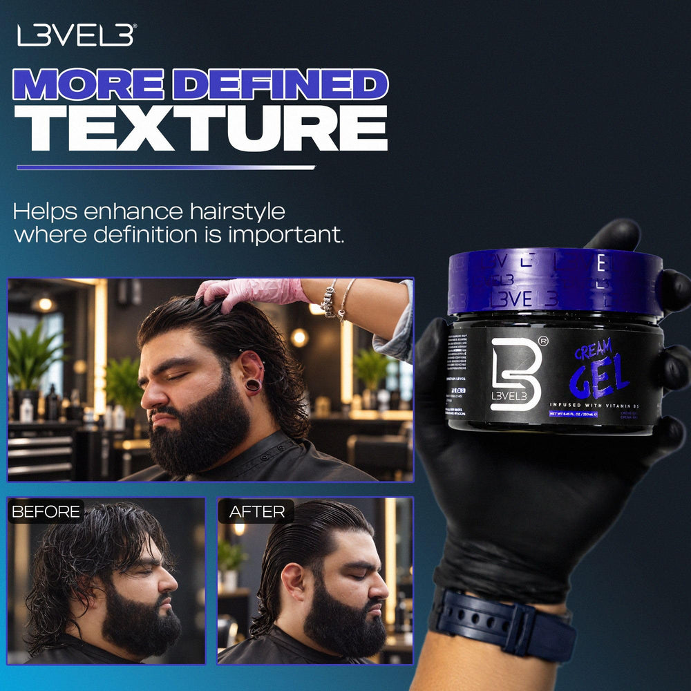 L3 open jar texture of cream-gel showing smooth spreadability benefit