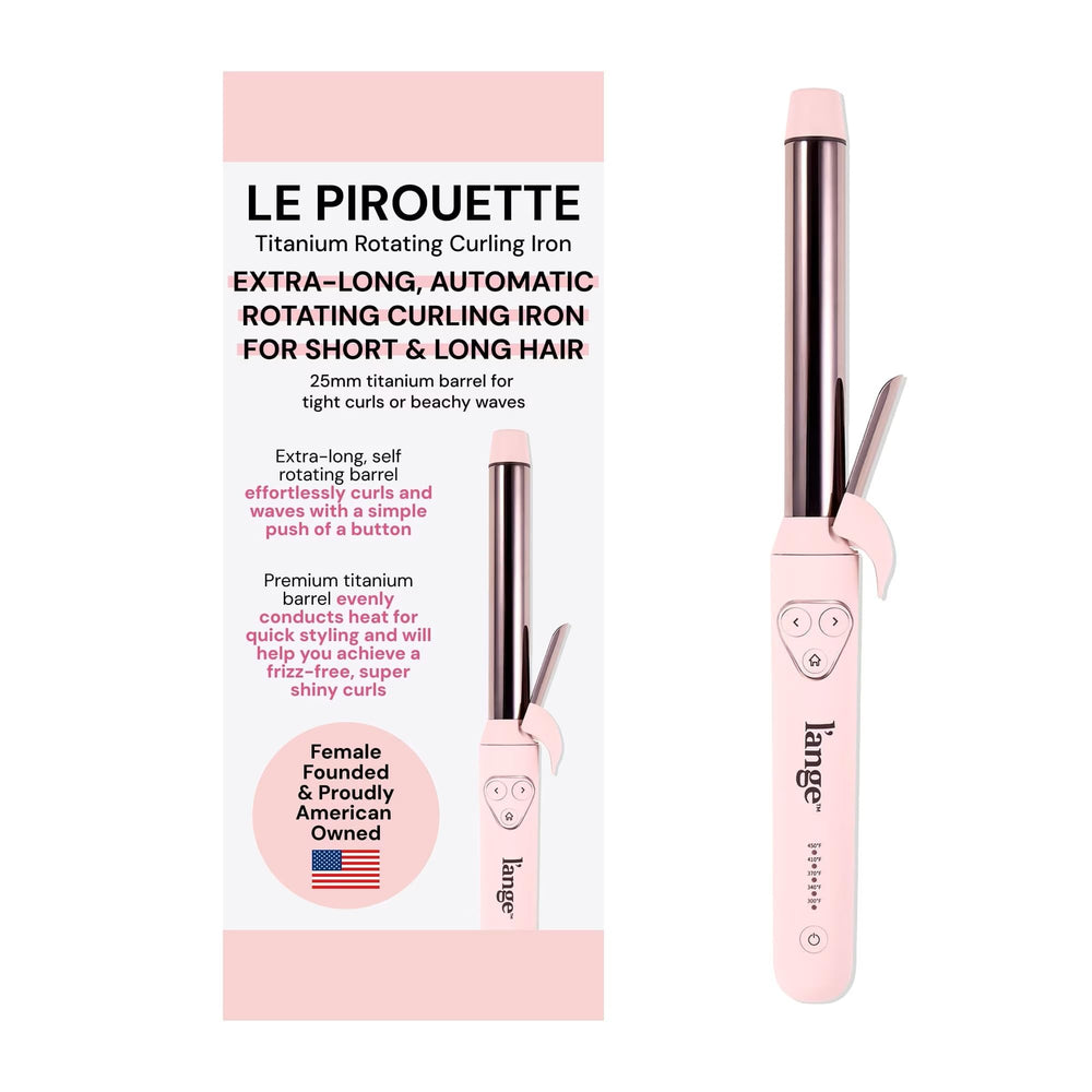 L'ANGE HAIR front view of blush Le Pirouette showing sleek design and professional look
