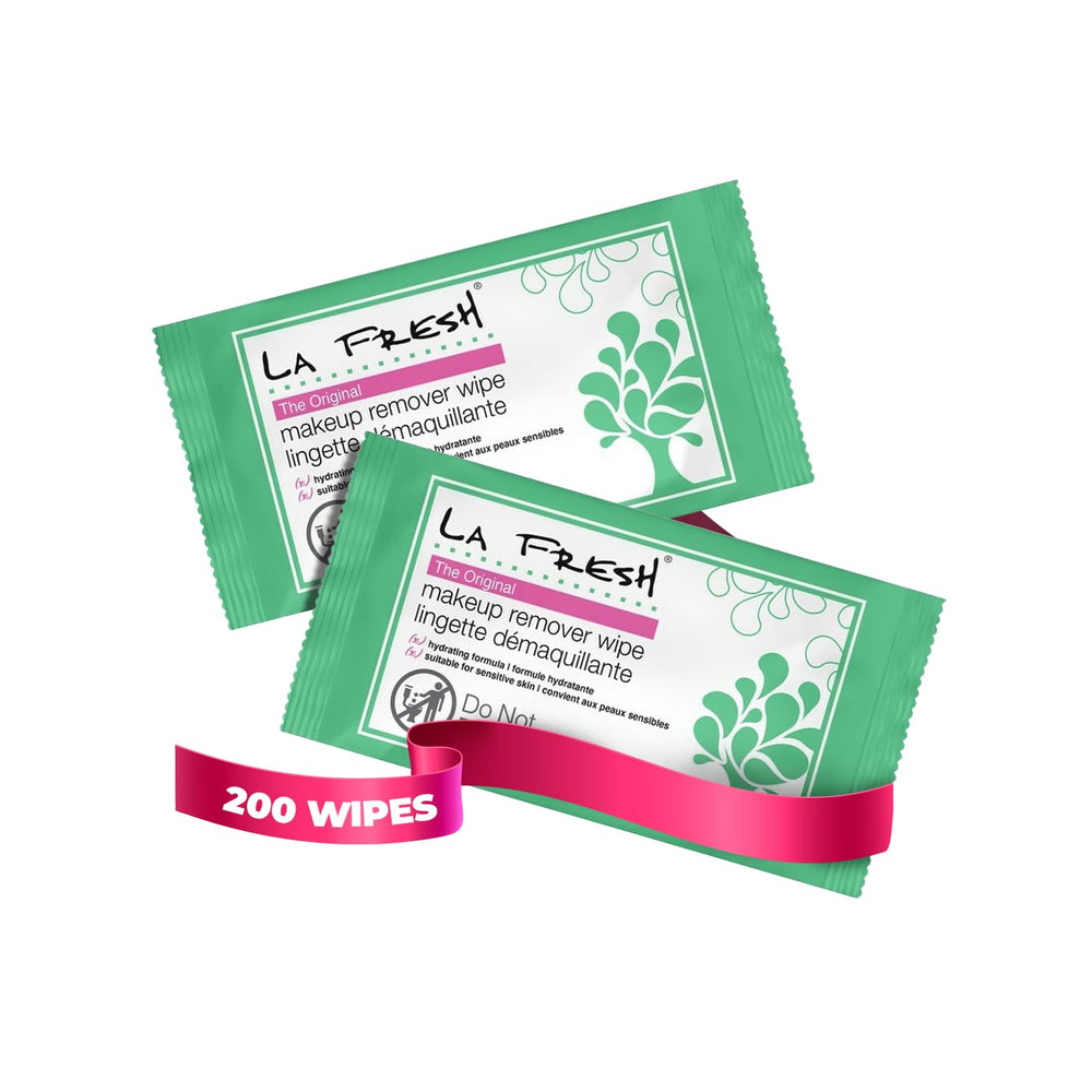 LA Fresh front packaging showing 200-count and travel-friendly benefit