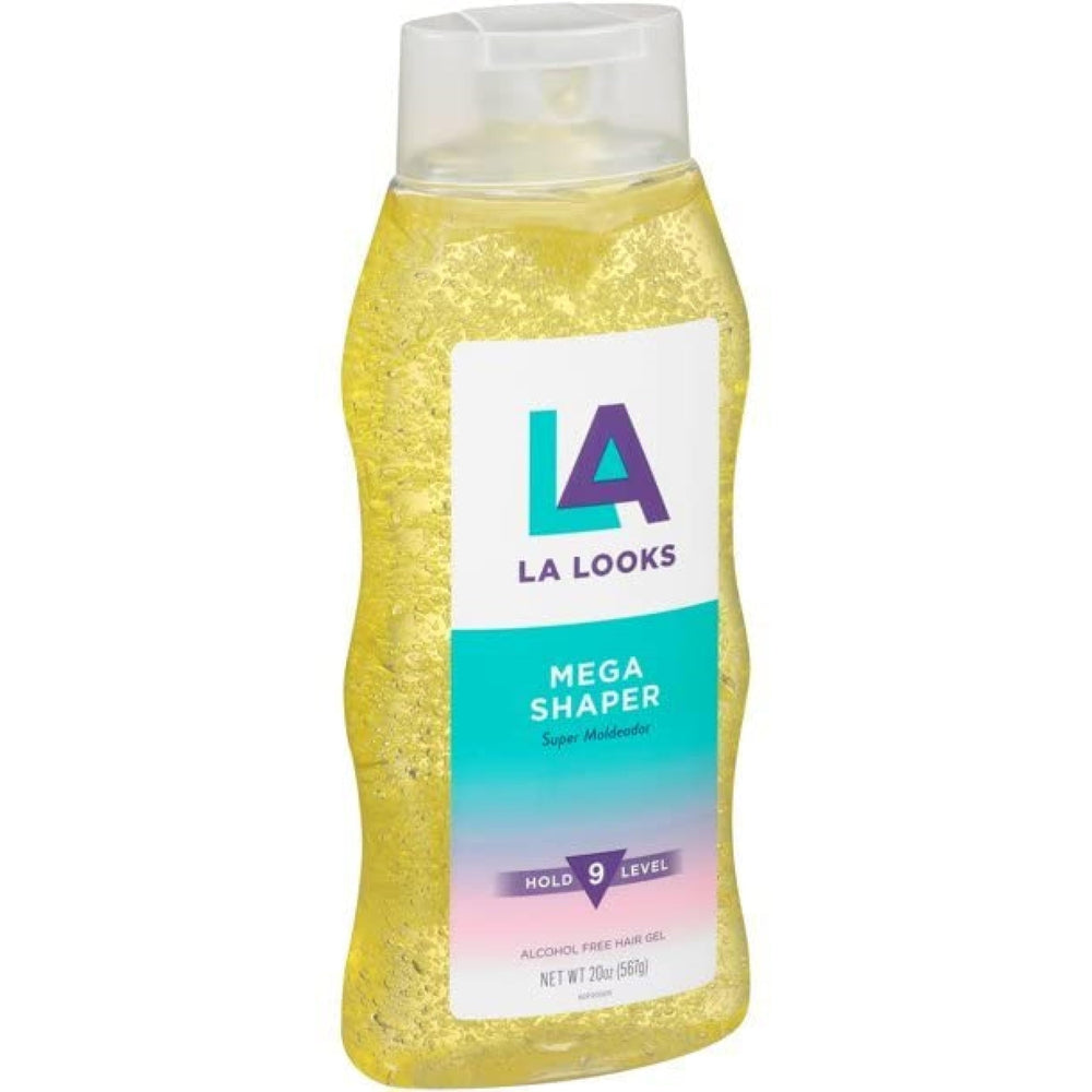L.A. Looks bottles on salon counter indicating professional supply