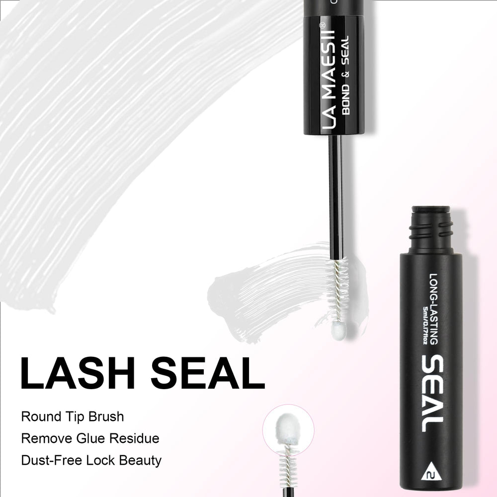 La Maesii black glue texture detail highlighting smooth consistent formula