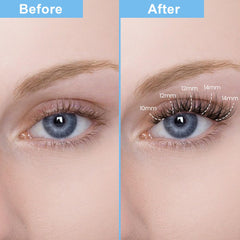 La Maesii close-up of synthetic lash fibers highlighting soft texture and natural movement