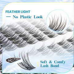 La Maesii lashes being applied with tweezers demonstrating fast, professional-looking results
